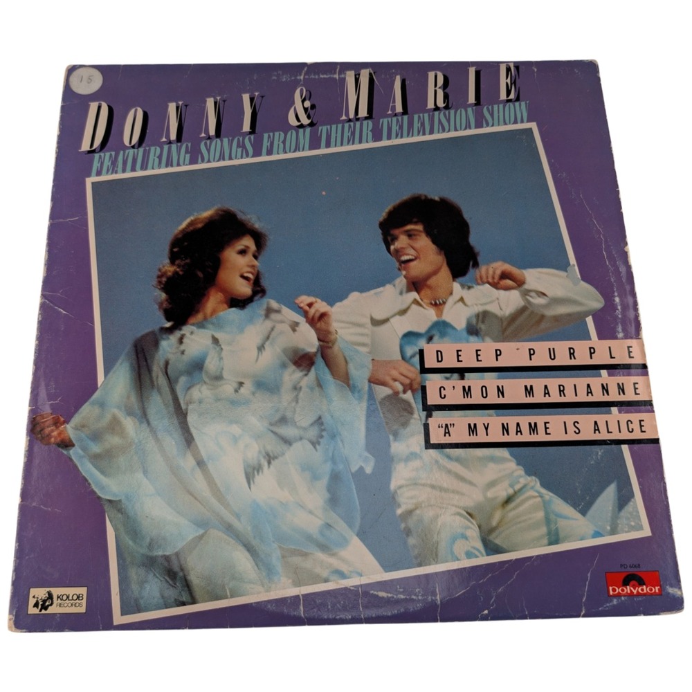 Donny & Marie Osmond Donny & Marie LP Monarch 1976 PD-6068 VG/G